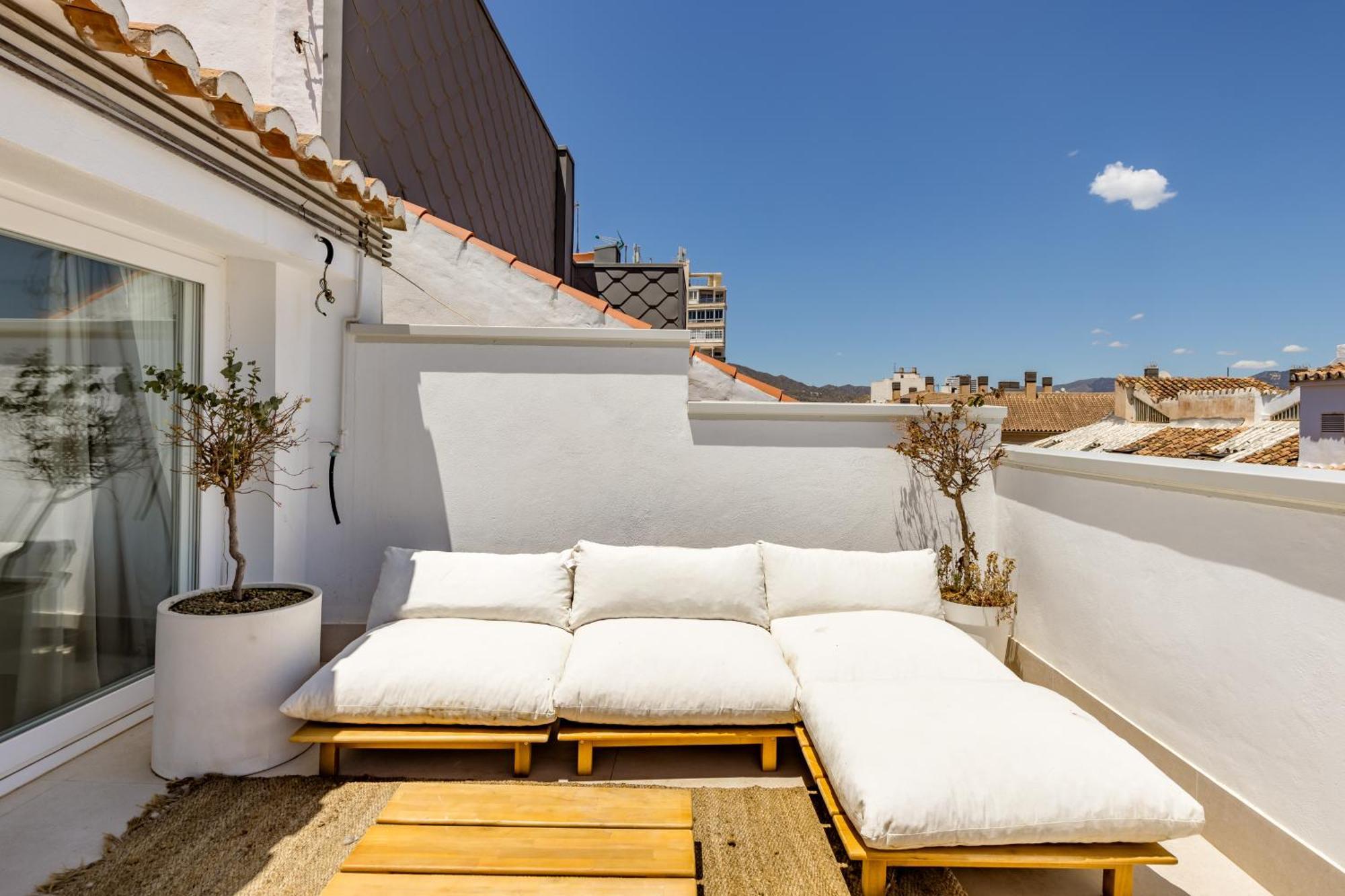 Atarazanas Suite, Atico Con Terraza Málaga Exterior foto